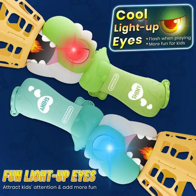 Alt view image 5 of 7 - Outside Toys for Kids Ages 4-8 Electric Manual Capture Catching Game for Kids, Automatic Flying Disc Launcher Outdoor Indoor Toy, Chasing Toy for Boys Girls, Perfect Yard Beach Family Game
