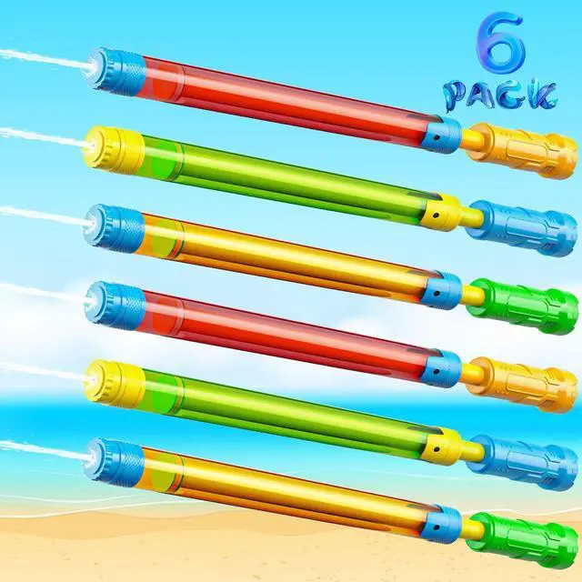 Main image of Water Guns for Kids -16.5'' Bulk Squirt Gun for Kids Adults, Summer Party Blaster Water Guns for Outdoor Swimming Pool Beach Water Fighting