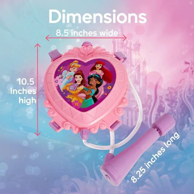 Alt view image 6 of 7 - Disney Princess Water Backpack Water Toy, Outdoor Water Blaster for Kids