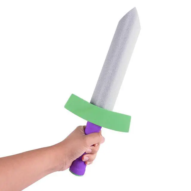 Alt view image 5 of 6 - Children's Foam Toy Medieval Joust Sword & Shield Knight Set Lightweight Safe for Birthday Party Activities, Event Favors, Toy Gifts