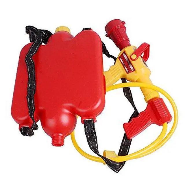 Alt view image 3 of 5 - Fireman Toys Backpack Watergun Blaster Extinguisher with Nozzle and Tank Set Children Outdoor Water Toy