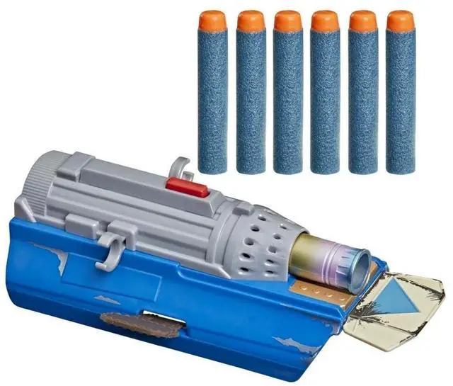 Main image of NERF The Mandalorian Rocket Gauntlet, Blaster with 6 NERF Elite Darts, Use with a Costume for Kids, Toys for Boys & Girls Ages 5+