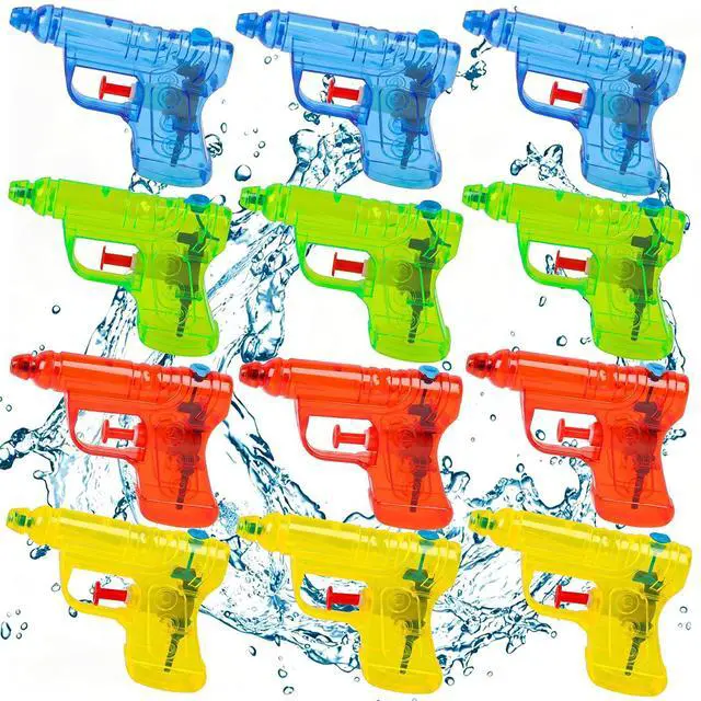 Main image of 12 PCS Mini Water Guns for Kids,Squirt Gun Toy Small Water Gun Bulk for Outdoor Beach Swimming Pool Game Summer Party Favor 4 Colors