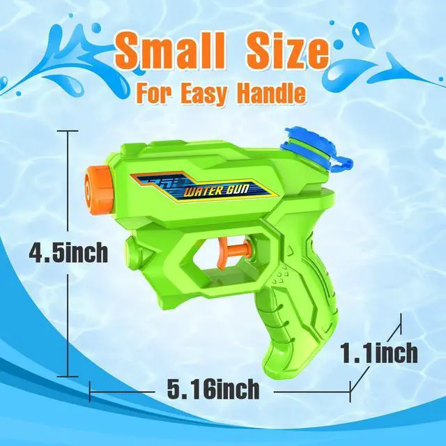 Alt view image 2 of 7 - Water Guns for Kids, Squirt Guns Mini Water Pistol Small Water Blaster Toys for Boys Girls Toddlers, Summer Toys for Outdoor Swimming Pool Beach Water Gun