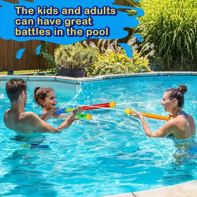 Alt view image 2 of 7 - 9 Pack Water Gun for Kids Adults, Pool Toys Squirt Gun for Kids Ages 3-5 4-8 8-12,Super Water Soaker Blaster for Party Favors Outdoor Backyard Summer Activities