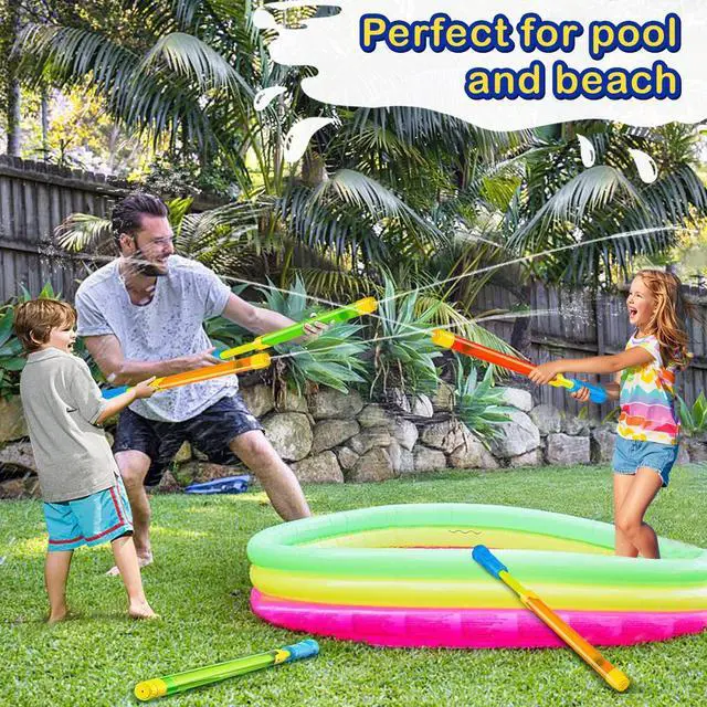 Alt view image 6 of 7 - 9 Pack Water Gun for Kids Adults, Pool Toys Squirt Gun for Kids Ages 3-5 4-8 8-12,Super Water Soaker Blaster for Party Favors Outdoor Backyard Summer Activities