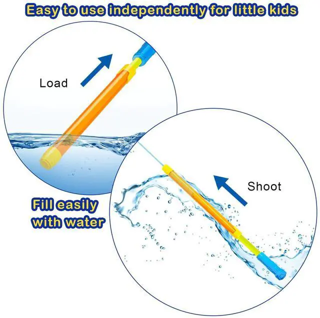 Alt view image 5 of 7 - 9 Pack Water Gun for Kids Adults, Pool Toys Squirt Gun for Kids Ages 3-5 4-8 8-12,Super Water Soaker Blaster for Party Favors Outdoor Backyard Summer Activities