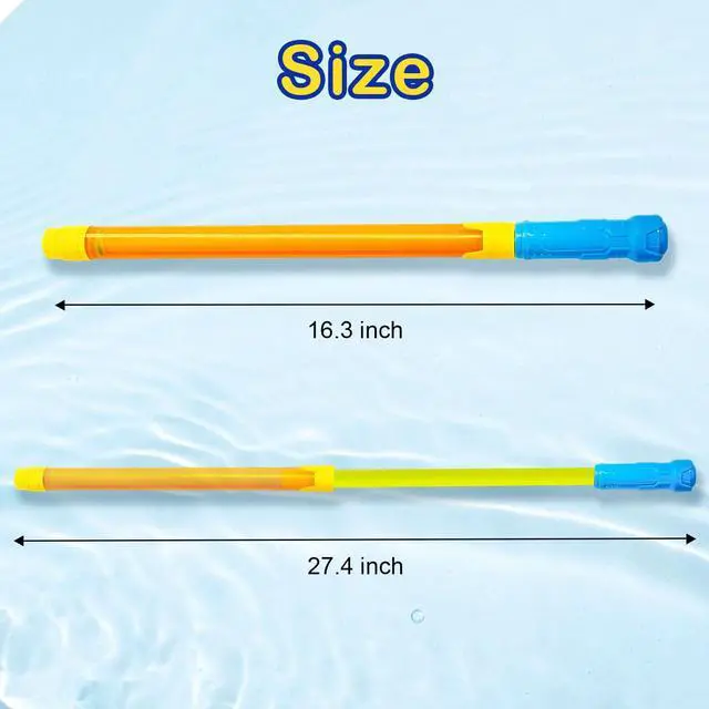 Alt view image 7 of 7 - 9 Pack Water Gun for Kids Adults, Pool Toys Squirt Gun for Kids Ages 3-5 4-8 8-12,Super Water Soaker Blaster for Party Favors Outdoor Backyard Summer Activities
