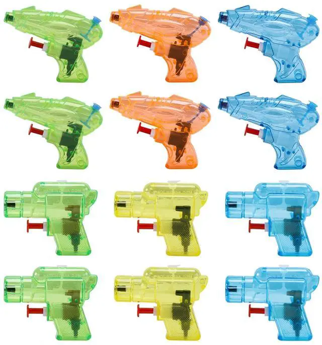 Main image of 12 Packs Water Gun for Kids Squirt Toys Outdoor Beach Swimming Pool Game Summer Party Favor