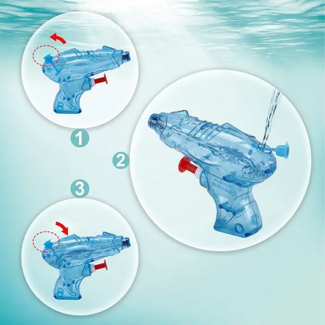 Alt view image 3 of 7 - 12 Packs Water Gun for Kids Squirt Toys Outdoor Beach Swimming Pool Game Summer Party Favor