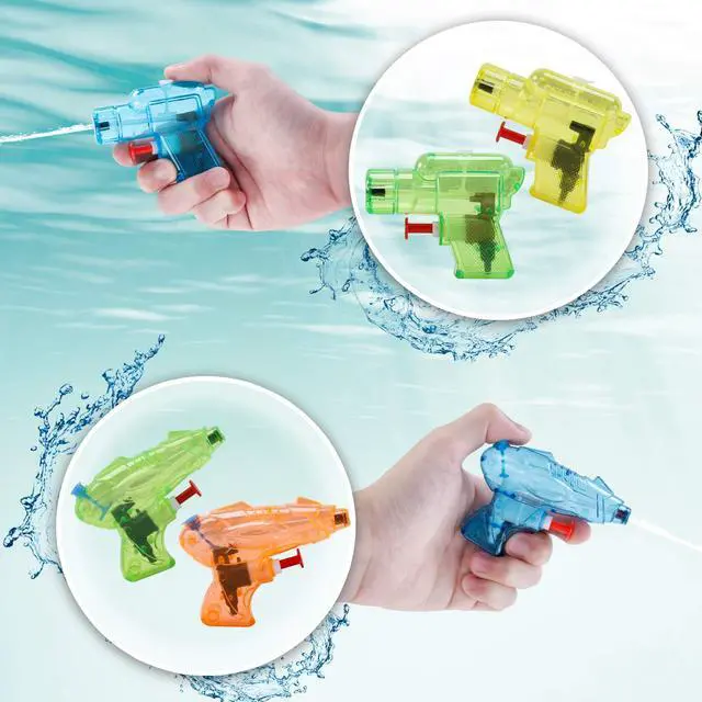 Alt view image 5 of 7 - 12 Packs Water Gun for Kids Squirt Toys Outdoor Beach Swimming Pool Game Summer Party Favor