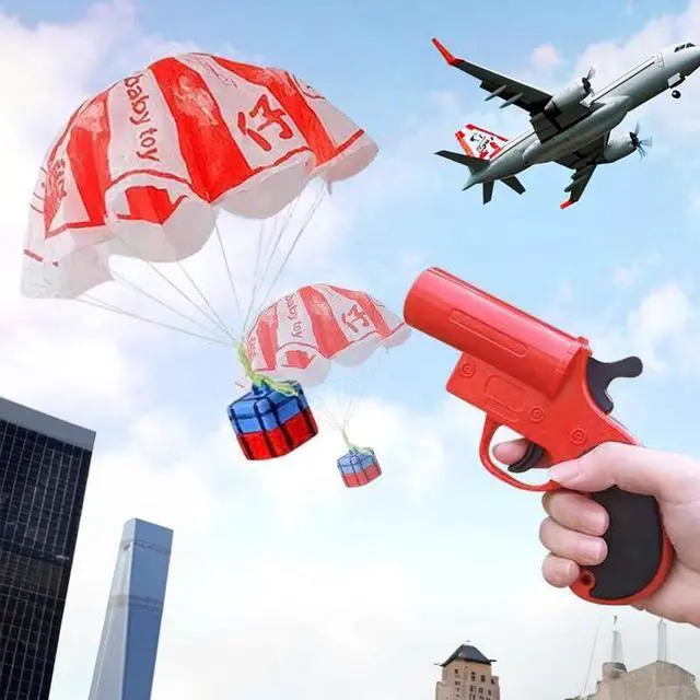 Alt view image 4 of 5 - Signal Toy Gun and Parachute Set: Innovative Children's Toy - Ignite Imagination and Adventure Spirit