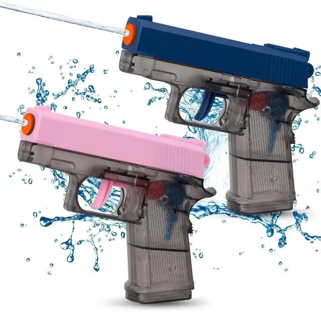 Main image of 2 Pack Water Guns for Kids - Squirt Gun Water Blaster Soaker Water Pistol Toys for Toddlers Child Boys Girls, Ideal Summer Gifts for Swimming Pool Beach Party Outdoor Shooting Game Water Fighting Toy