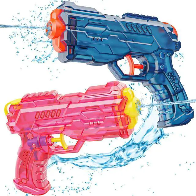Main image of Water Guns for Kids, 2 Pack Small Squirt Guns