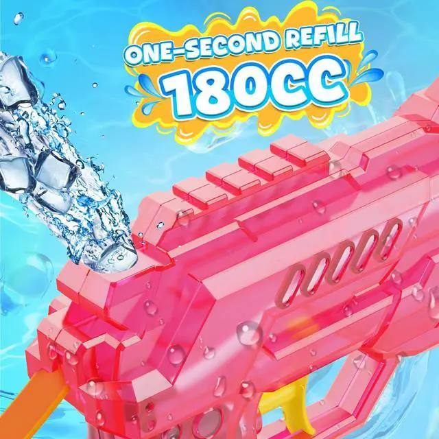 Alt view image 5 of 7 - Water Guns for Kids, 2 Pack Small Squirt Guns