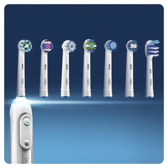 Alt view image 3 of 5 - genuine Precision Clean Toothbrush Heads Replacement Refills for Electric Rechargeable Toothbrush, Deep and Precise Cleaning, Pack of 4