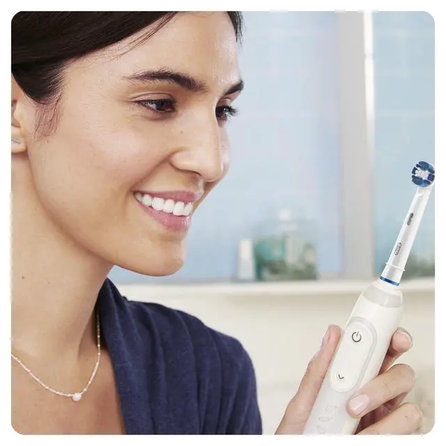 Alt view image 4 of 5 - genuine Precision Clean Toothbrush Heads Replacement Refills for Electric Rechargeable Toothbrush, Deep and Precise Cleaning, Pack of 4
