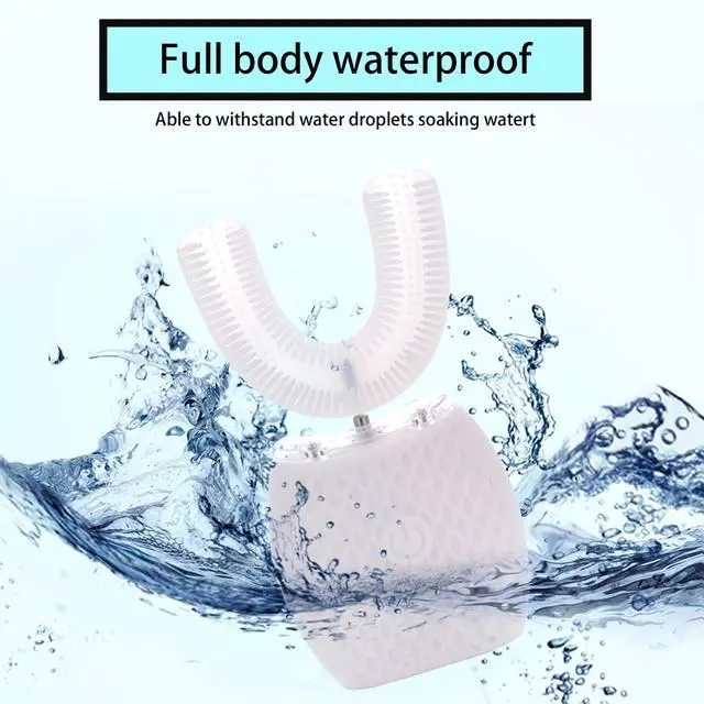 Alt view image 2 of 7 - Automatic Toothbrush for Adult Rechargeable Waterproof Timer Travel White