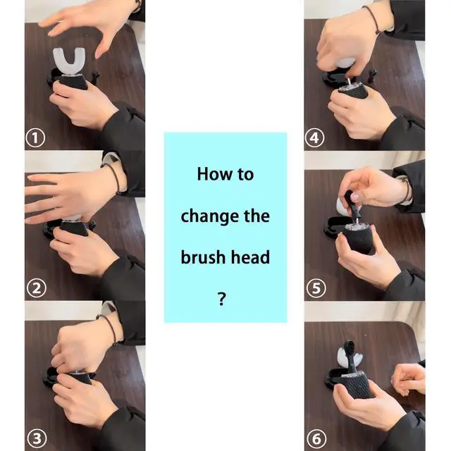 Alt view image 7 of 7 - Automatic Toothbrush for Adult Rechargeable Waterproof Timer Travel White
