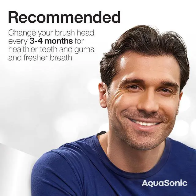 Alt view image 4 of 7 - Genuine Proflex Replacement Brush Heads | ADA Accepted | for Whiter Teeth & Gum Care | Compatible with Duo Series PRO and Others (8 Pack Black & White)