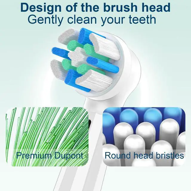 Alt view image 4 of 7 - iO Replacement Heads Compatible with Oral B iO 3 4 5 6 7 8 9 10 Series Electric Toothbrush,IO Toothbrush Heads Compatible with Oral B iO,Medium-Hard bristles Care for Your Teeth,10PCS