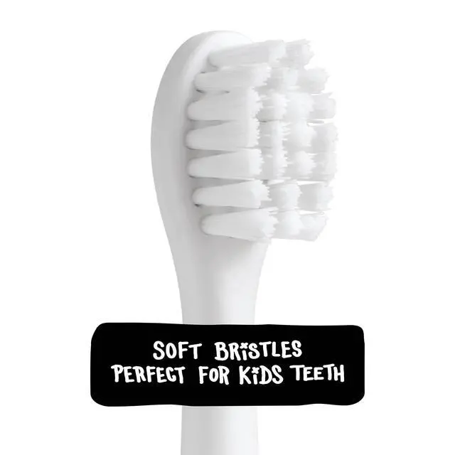 Alt view image 4 of 5 - Kids Electric Toothbrush Replacement Heads 6 Heads (2x3) - Soft Bristles Brush Head for Gentle Care, 18 Months Supply