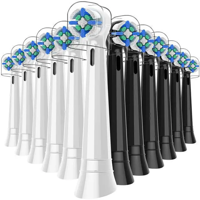Main image of iO Replacement Heads Compatible with Oral b iO 2/3/4/5/6/7/8/9/10 Series Electric Toothbrush,Toothbrush Heads with Medium-Hard Bristles for Plaque Removal & Teeth Care