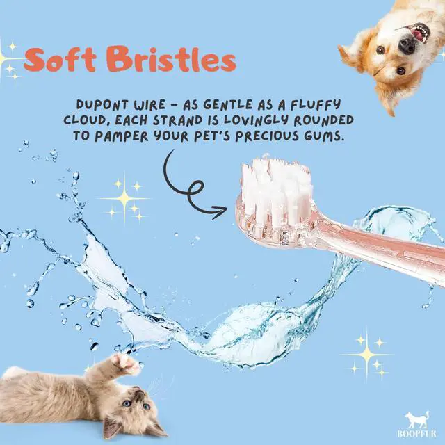 Alt view image 5 of 7 - Dog Electric Toothbrush for Pets with Soft Bristles & LED Light - Fresh Breath, Dental Care, Easy Teeth Cleaning | Pet Electric Toothbrush for Dogs and Cats, Dog Tooth Brushing Kit, Tartar Stain