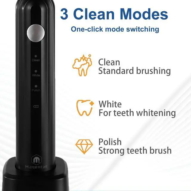 Alt view image 4 of 7 - Ultrasonic U-Shaped Electric Toothbrush for Adults, 360° Full Mouth Clean