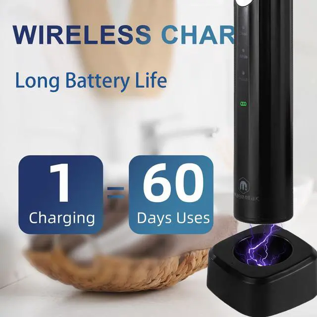 Alt view image 6 of 7 - Ultrasonic U-Shaped Electric Toothbrush for Adults, 360° Full Mouth Clean