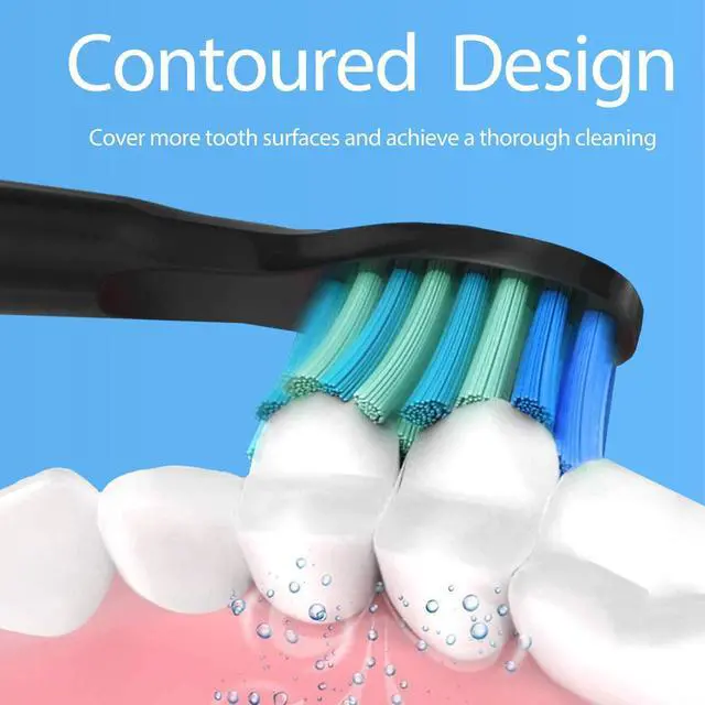 Alt view image 6 of 7 - Toothbrush Heads for FairyWill, Replacement Brush Heads for Fairy Will, Electric Toothbrush Replacement Heads for Fairywill FW-507/508/551/515/917/959, FW-D1/D3/D7/D8