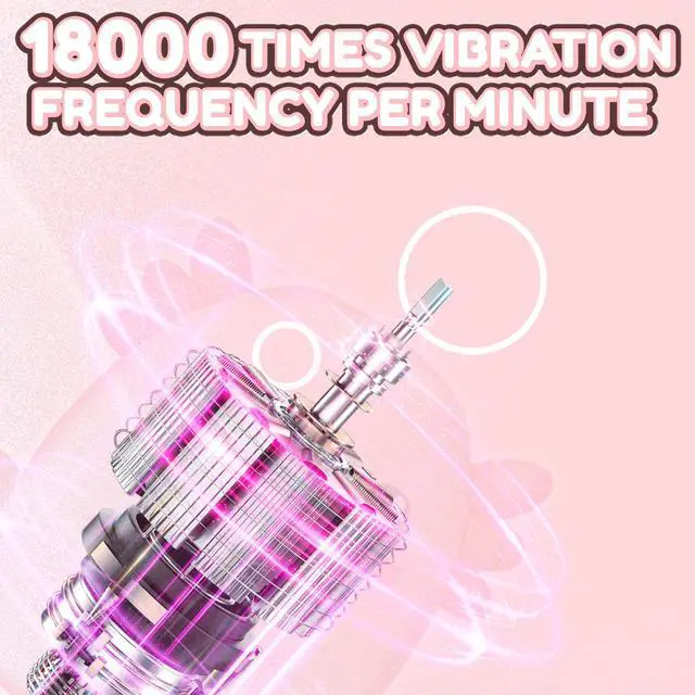 Alt view image 7 of 7 - Kids Axolotl Electric Toothbrush - Toddler U Shaped Sonic Automatic Toothbrush with 6 Brush Heads,IPX7 Waterproof Design, Full Mouth 6 Cleaning Modes for Age2-15 (Pink)