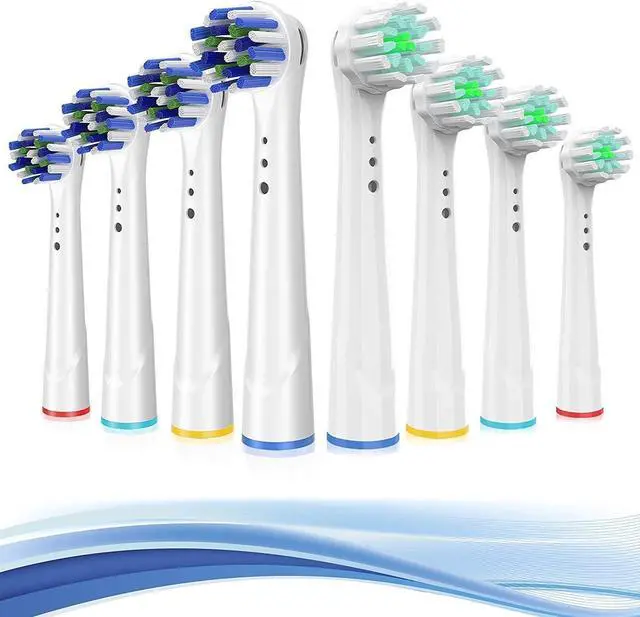 Main image of Replacement Toothbrush Heads for Oral B Braun, 8 Pack Professional Electric Toothbrush Heads, Precision Clean Brush Heads Refill Compatible with Oral-B 7000/Pro 1000/9600/ 5000/3000/8000 (8pack)