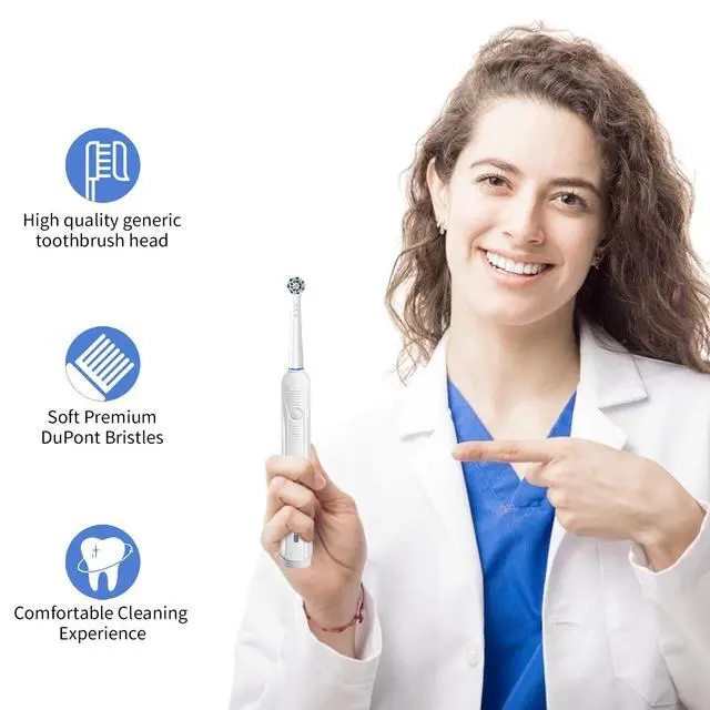 Alt view image 2 of 7 - Replacement Toothbrush Heads for Oral B Braun, 8 Pack Professional Electric Toothbrush Heads, Precision Clean Brush Heads Refill Compatible with Oral-B 7000/Pro 1000/9600/ 5000/3000/8000 (8pack)