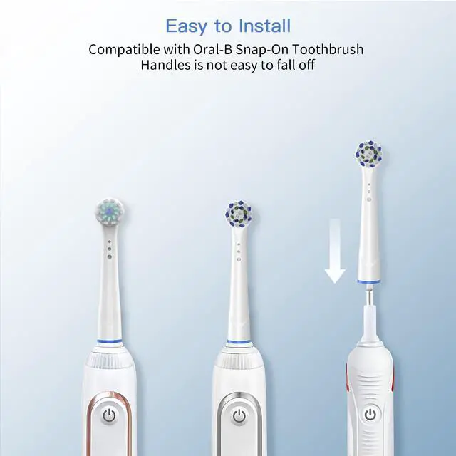 Alt view image 6 of 7 - Replacement Toothbrush Heads for Oral B Braun, 8 Pack Professional Electric Toothbrush Heads, Precision Clean Brush Heads Refill Compatible with Oral-B 7000/Pro 1000/9600/ 5000/3000/8000 (8pack)