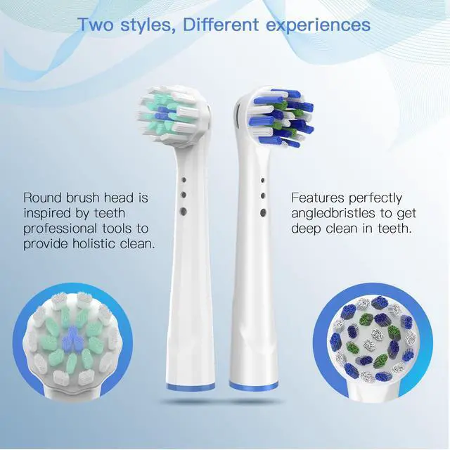 Alt view image 7 of 7 - Replacement Toothbrush Heads for Oral B Braun, 8 Pack Professional Electric Toothbrush Heads, Precision Clean Brush Heads Refill Compatible with Oral-B 7000/Pro 1000/9600/ 5000/3000/8000 (8pack)