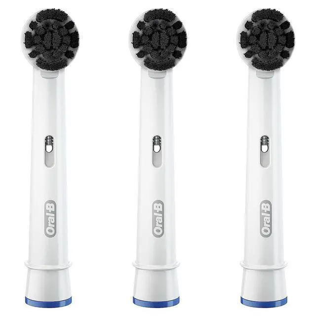 Alt view image 4 of 7 - Charcoal Electric Toothbrush Replacement Brush Heads Refill, 3 Count