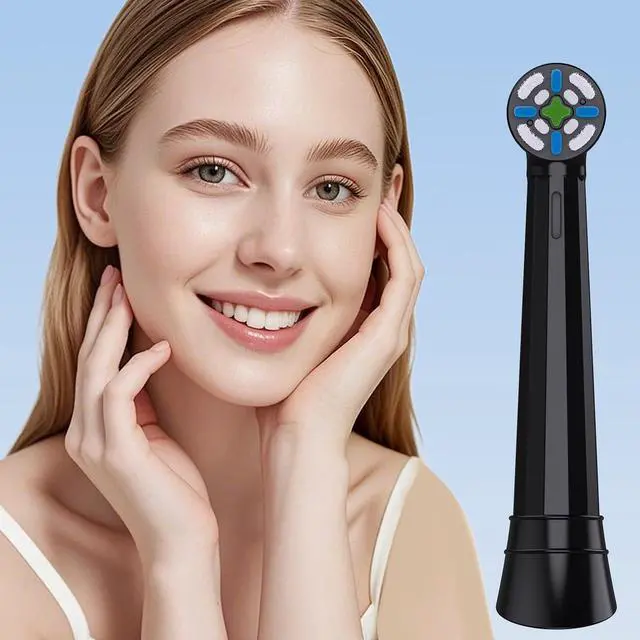 Alt view image 7 of 7 - 8 Pack Brush Head Compatible with Oral B IO Electric Toothbrushes, Replacement Toothbrush Heads Compatible with Oral B IO 2/3/4/5/6/7/8/9/10, Clean Your Teeth (Black/White)