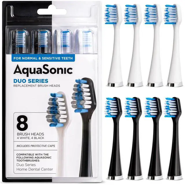 Main image of Series Replacement Brush Heads | for Normal & Sensitive Teeth | Compatible with Duo Series & Home Dental Center Toothbrush Handles | NOT Compatible with Duo Series Pro