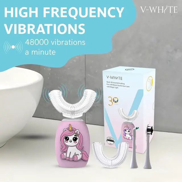 Alt view image 4 of 7 - Ultrasonic U Shaped Auto Brush for Kids - Automatic Toothbrush
