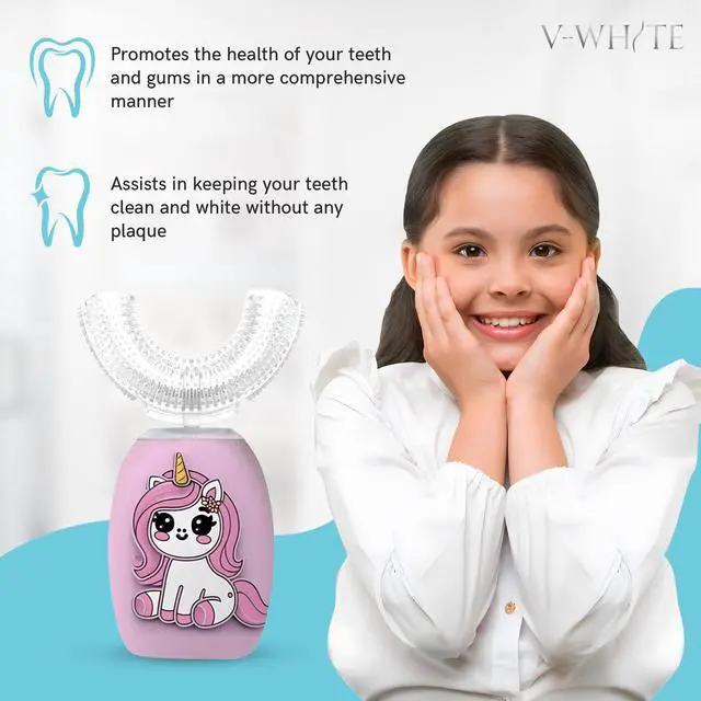 Alt view image 5 of 7 - Ultrasonic U Shaped Auto Brush for Kids - Automatic Toothbrush