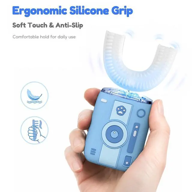 Alt view image 3 of 7 - Adult Ultrasonic Electric Toothbrush, u Shaped autobrush