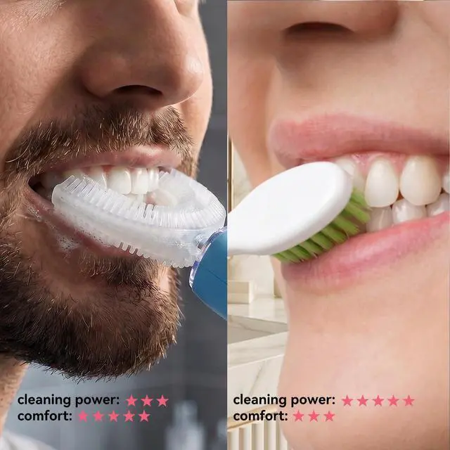 Alt view image 4 of 7 - Adult Ultrasonic Electric Toothbrush, u Shaped autobrush