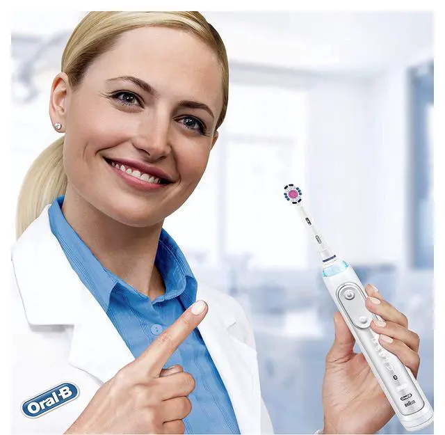 Alt view image 7 of 7 - 3D White Toothbrush Heads Pack of 4 Replacement Refills for Electric Rechargeable Toothbrush