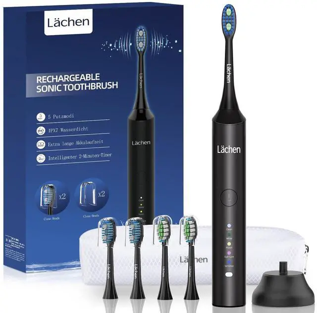 Main image of Sonic Electric Toothbrush for Adults, Rechargeable, 5 Modes