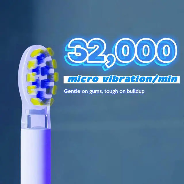 Alt view image 4 of 7 - Sonic Portable Electric Toothbrush, Battery Operated for Adults