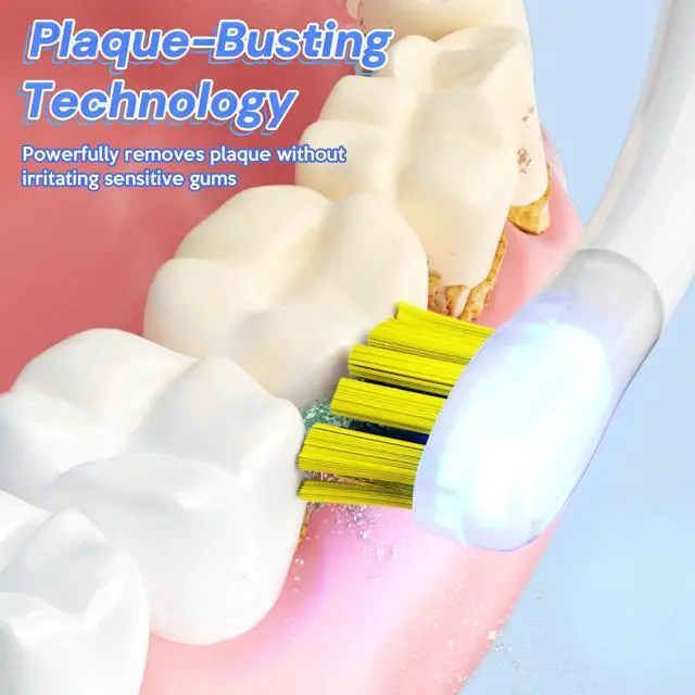 Alt view image 3 of 7 - Sonic Portable Electric Toothbrush, Battery Operated for Adults