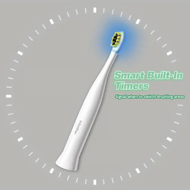 Alt view image 5 of 7 - Sonic Portable Electric Toothbrush, Battery Operated for Adults