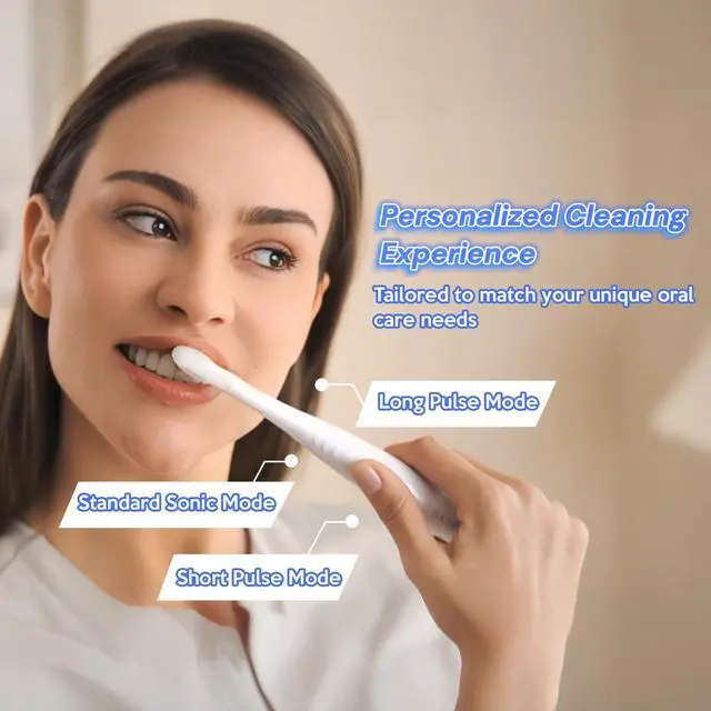 Alt view image 6 of 7 - Sonic Portable Electric Toothbrush, Battery Operated for Adults