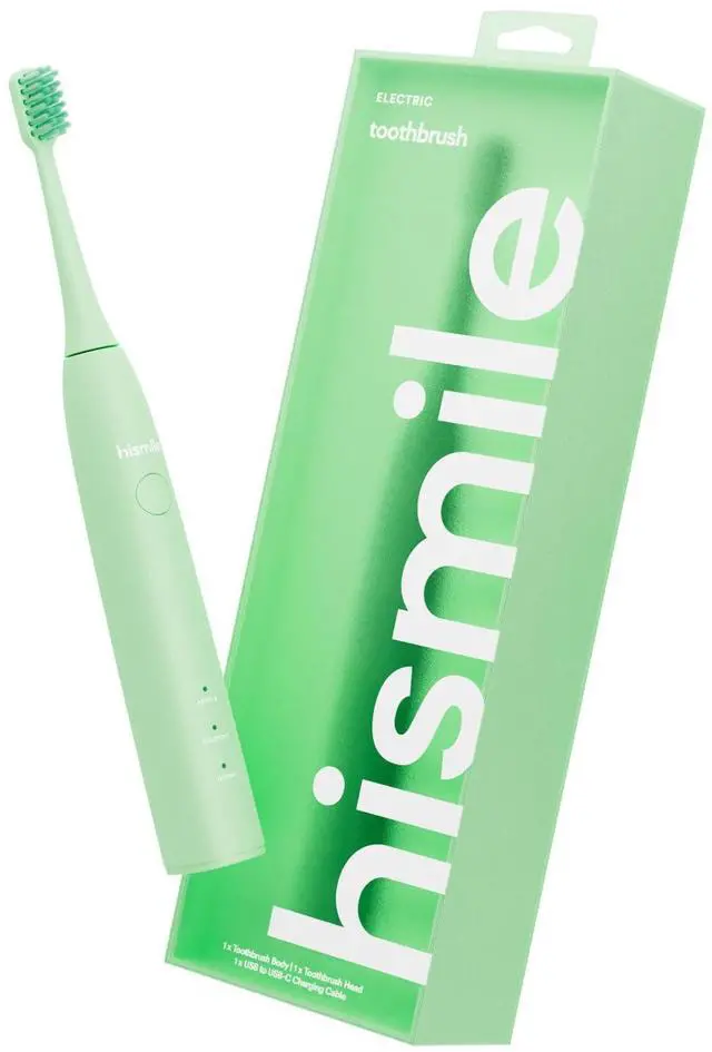 Main image of Sonic Electric Toothbrush for Adults & Kids Rechargeable Toothbrush with 3 Cleaning Modes, Smart 2-Minute Timer, Mode Memory & Soft-Tapered Bristles (Green)